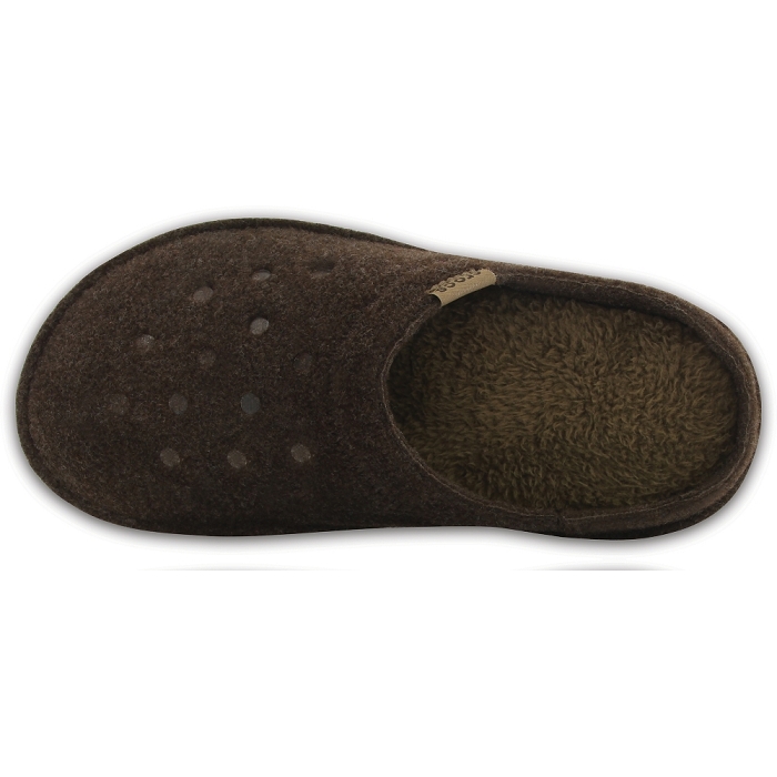 Crocs chaussons classic slipper marron9492403_4