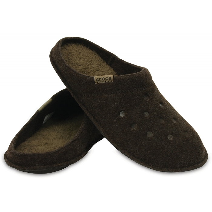 Crocs chaussons classic slipper marron9492403_5