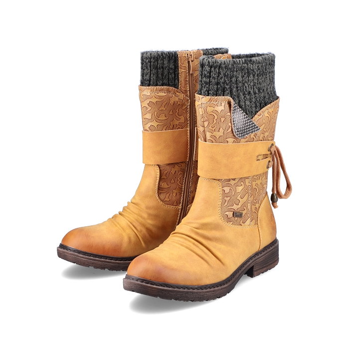 Rieker bottes 94783 68 jaune9507501_4