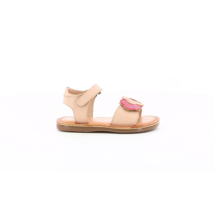 Kickers nu pieds sandales dyastar rose9625802_2