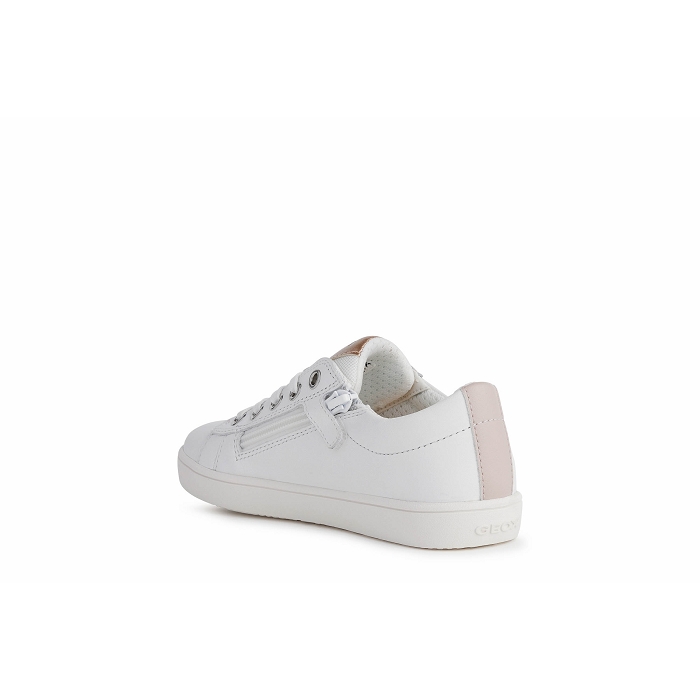 Geox baskets et sneakers j16euf blanc rose9635702_3