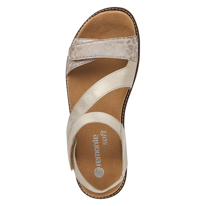 Remonte nu pieds sandales d2050 beige9646401_5