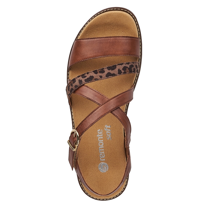 Remonte nu pieds sandales d2063 marron9646501_5