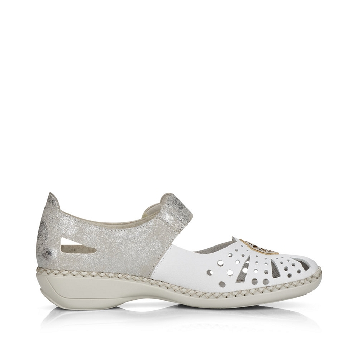 Rieker ballerines 41368 blanc9649301_3