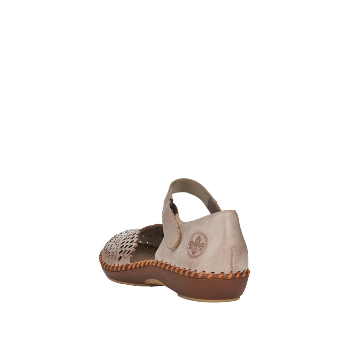 Rieker ballerines m1656 gris9649801_4