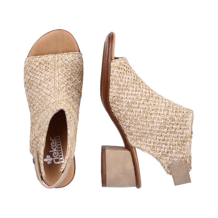 Rieker nu pieds sandales 64670 beige9650001_5