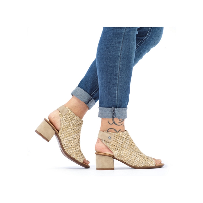 Rieker nu pieds sandales 64670 beige9650001_6