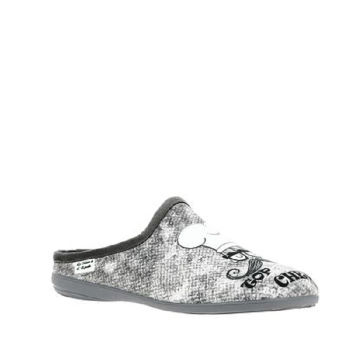 Maison de l espadrille chaussons 6741 6 gris9664901_2